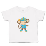 Toddler Clothes Monkey Blue T-Shirt Safari Toddler Shirt Baby Clothes Cotton