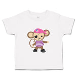 Toddler Clothes 1 Eye Monkey Pirate Safari Toddler Shirt Baby Clothes Cotton