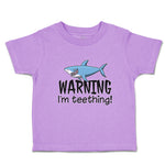 Warning I'M Teething! Shark Humour Marine Fish