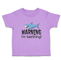 Warning I'M Teething! Shark Humour Marine Fish