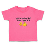 Toddler Girl Clothes Hatched Little Cute Chicks Coming out Egg Shells Cotton