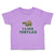 Toddler Clothes I like Turtles Cute and Funny Smiling Toddler Shirt Cotton