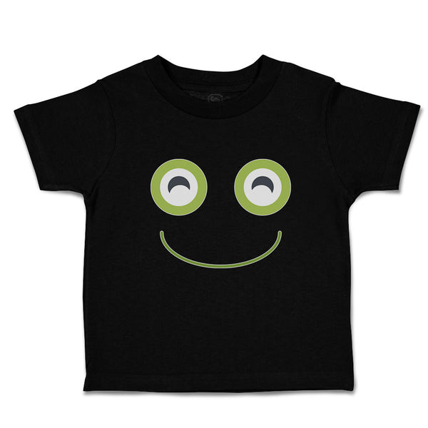 Toddler Clothes A Frog Smile Expression Funny Face Toddler Shirt Cotton