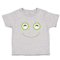 Toddler Clothes A Frog Smile Expression Funny Face Toddler Shirt Cotton