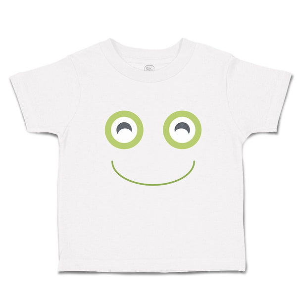 Toddler Clothes A Frog Smile Expression Funny Face Toddler Shirt Cotton