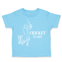 Toddler Clothes Cricket Is Life Sport Toddler Shirt Baby Clothes Cotton