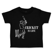 Toddler Clothes Cricket Is Life Sport Toddler Shirt Baby Clothes Cotton