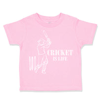 Toddler Clothes Cricket Is Life Sport Toddler Shirt Baby Clothes Cotton