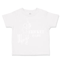 Toddler Clothes Cricket Is Life Sport Toddler Shirt Baby Clothes Cotton