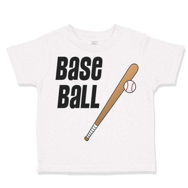 Toddler Clothes Baseball Exclamation Baseball Ball Game Toddler Shirt Cotton