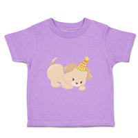 Toddler Clothes Light Orange Puppy Wear Orange Hat Dog Lover Pet Toddler Shirt
