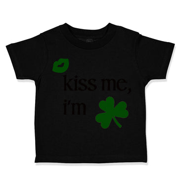 Toddler Clothes Kiss Me I'M Green Shamrock Green Kiss St Patrick's Day Cotton