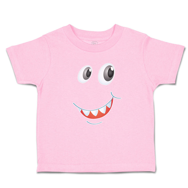 Toddler Clothes Funny Cartoon Animal Face with Smile Toddler Shirt Cotton