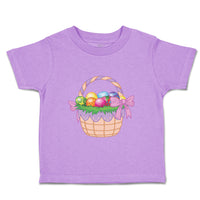 Toddler Clothes Eggs in Basket Holidays Toddler Shirt Baby Clothes Cotton