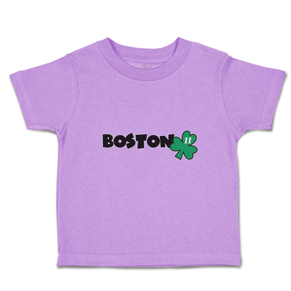 Toddler Girl Clothes Grunge Clover Boston Shamrock Leaf St. Patricks Day Symbol