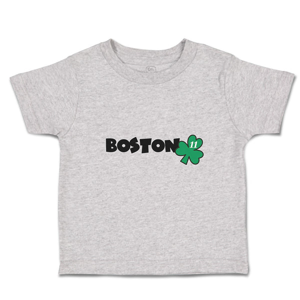 Toddler Clothes Grunge Clover Boston Shamrock Leaf St. Patricks Day Symbol