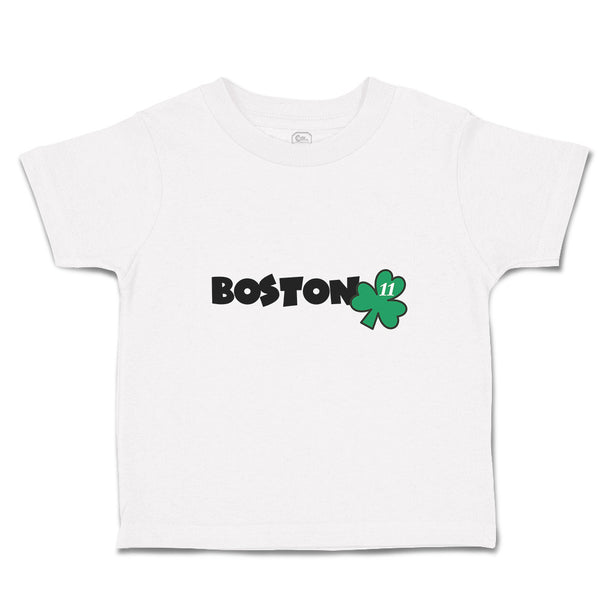 Toddler Girl Clothes Grunge Clover Boston Shamrock Leaf St. Patricks Day Symbol