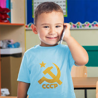 C.C.C.P Symbol Hammer Sickle and Yellow Star