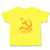 Cute Toddler Clothes C.C.C.P Symbol Hammer Sickle and Yellow Star Toddler Shirt
