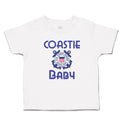 Toddler Clothes United States Coast Guard Auxiliary Coastie Baby with Flag