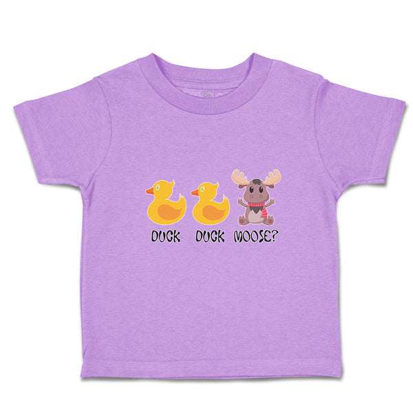 Toddler Clothes Duck Duck Moose Bird and Animal Toddler Shirt Cotton