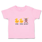 Toddler Clothes Duck Duck Moose Bird and Animal Toddler Shirt Cotton