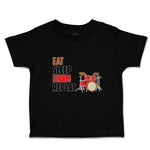 Cute Toddler Clothes Eat Sleep Drum Repeat Musical Toddler Shirt Cotton