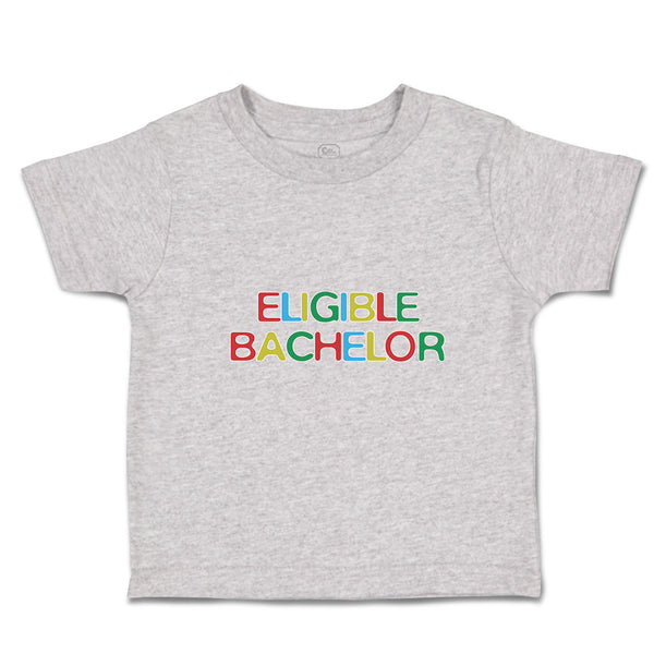 Toddler Clothes Eligible Bachelor Monogram Letters Toddler Shirt Cotton