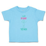 Toddler Clothes I Love My Nanny This Much Toddler Shirt Baby Clothes Cotton