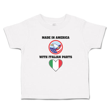 Toddler Clothes America Italian Parts National Flag Bald Eagle Usa Toddler Shirt