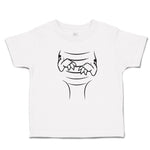 Toddler Clothes Dinosaur Outline Hands with Sharp Nails Toddler Shirt Cotton