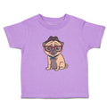 Toddler Clothes Pug on Hat and Sunglass with Bow Tie Sitting Toddler Shirt