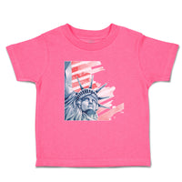 Toddler Girl Clothes Liberty for Victory Statue of New York City Usa Cotton