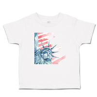 Toddler Girl Clothes Liberty for Victory Statue of New York City Usa Cotton