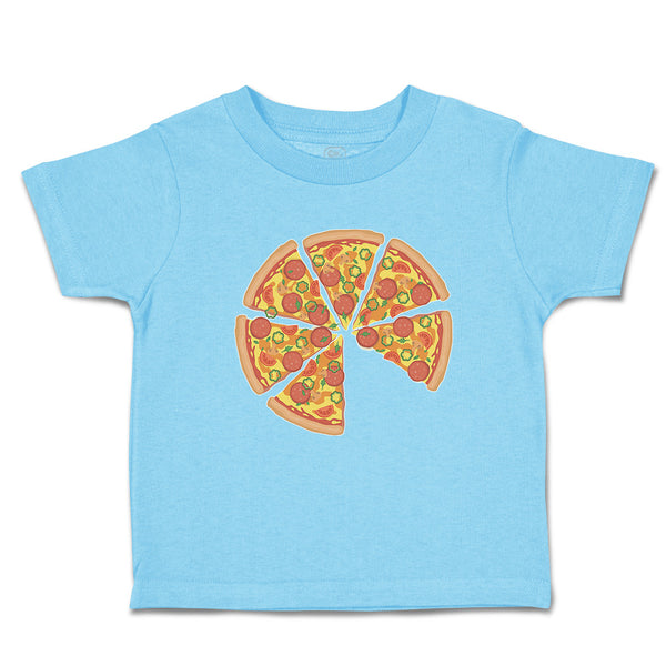 Toddler Clothes Pizza Slice with Mozzarella Cheese Toddler Shirt Cotton