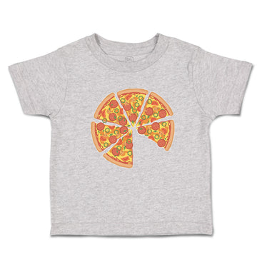 Toddler Clothes Pizza Slice with Mozzarella Cheese Toddler Shirt Cotton