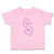 Toddler Clothes Pink Dollar Symbol of Money Toddler Shirt Baby Clothes Cotton