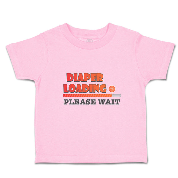 Toddler Clothes Diaper Loading Please Wait Toddler Shirt Baby Clothes Cotton