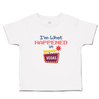 Toddler Girl Clothes I'M What Happened in Vegas with Direction Arrow Cotton