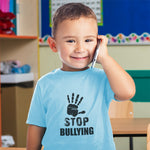 Stop Bullying Sign and Social Problems of Humanity with Handprint