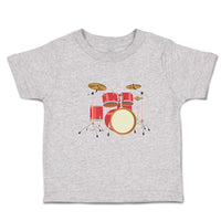 Cute Toddler Clothes Orchestra Musical Instruments Drums Toddler Shirt Cotton