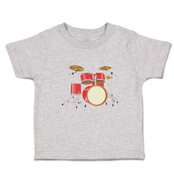 Cute Toddler Clothes Orchestra Musical Instruments Drums Toddler Shirt Cotton