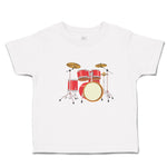 Cute Toddler Clothes Orchestra Musical Instruments Drums Toddler Shirt Cotton