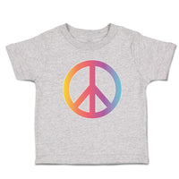 Cute Toddler Clothes Peace of Symbol Toddler Shirt Baby Clothes Cotton