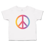 Cute Toddler Clothes Peace of Symbol Toddler Shirt Baby Clothes Cotton