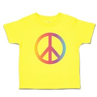 Cute Toddler Clothes Peace of Symbol Toddler Shirt Baby Clothes Cotton
