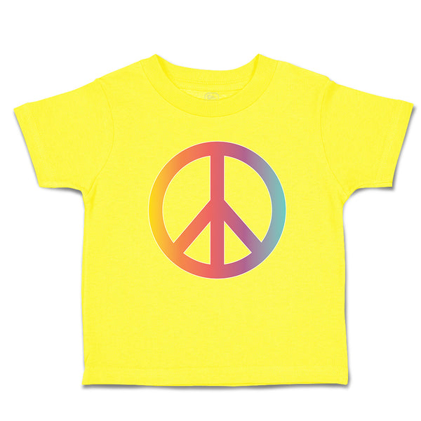 Cute Toddler Clothes Peace of Symbol Toddler Shirt Baby Clothes Cotton