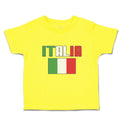 Cute Toddler Clothes Italia American National Flag United States Toddler Shirt