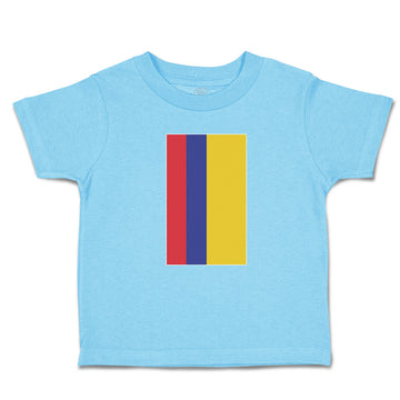 Cute Toddler Clothes National Flag of Usa Columbia Toddler Shirt Cotton