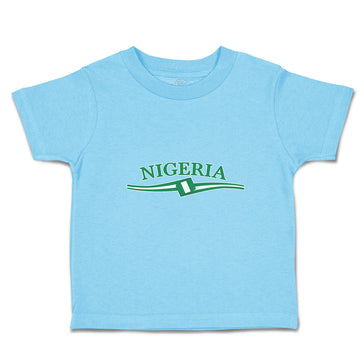 Cute Toddler Clothes Flag of Nigeria Toddler Shirt Baby Clothes Cotton